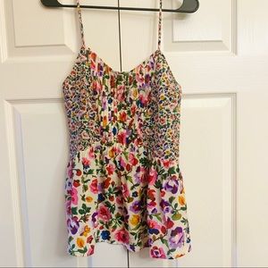 Madewell Floral Tank Top